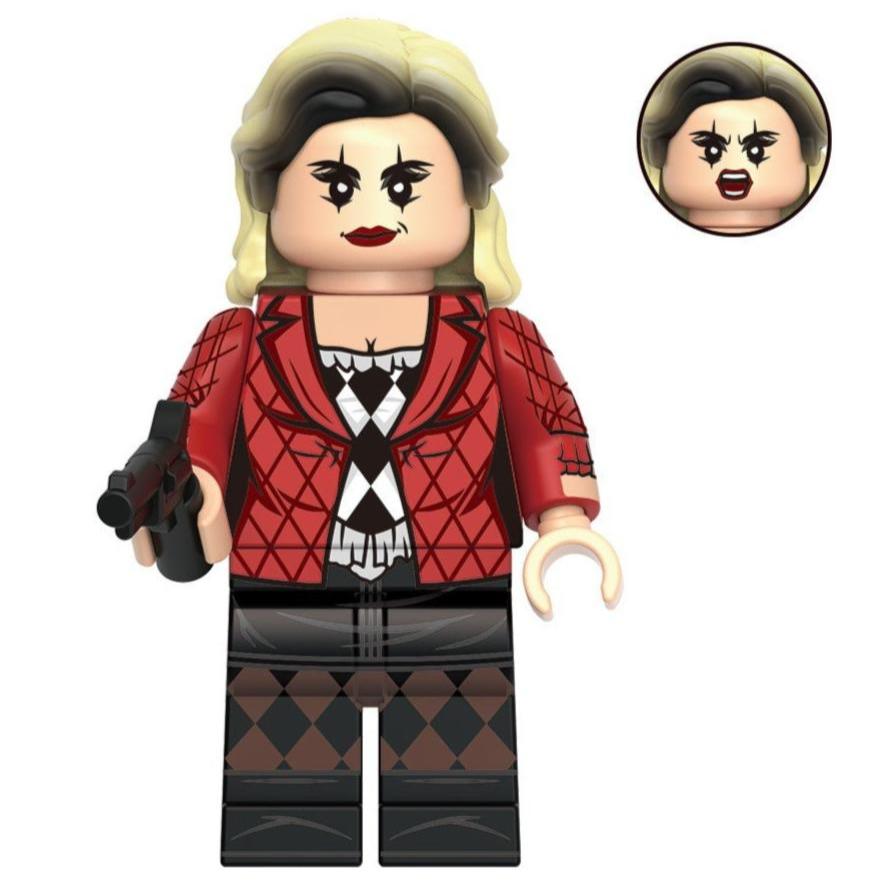 Harley Quinn (Folie à Deux) Custom DC Supervillain Minifigure - Minifigure Bricks