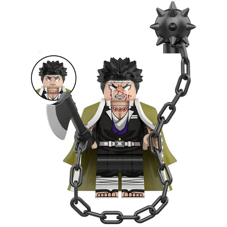 Gyoumei Himejima From Demon Slayer Custom Anime Minifigure - Minifigure Bricks
