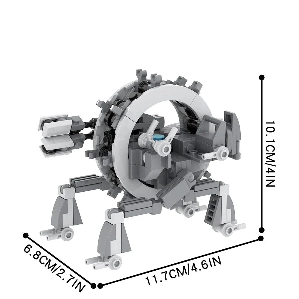 General Grievous’ TSMEU-6 Wheel Bike Custom Star Wars MOC - Minifigure Bricks