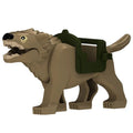 Earth-Colored Wolf Custom Lord of the Rings Minifigure - Minifigure Bricks