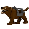 Dark Brown Wolf Custom Lord of the Rings Minifigure - Minifigure Bricks