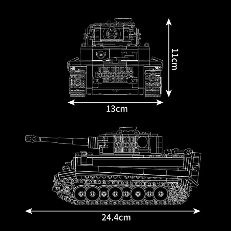 Tiger Heavy Tank Building Set