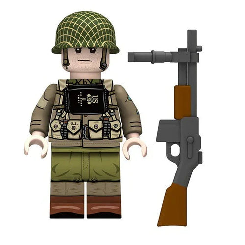 Bar World War II U.S. Army Rangers Custom Minifigure - Minifigure Bricks
