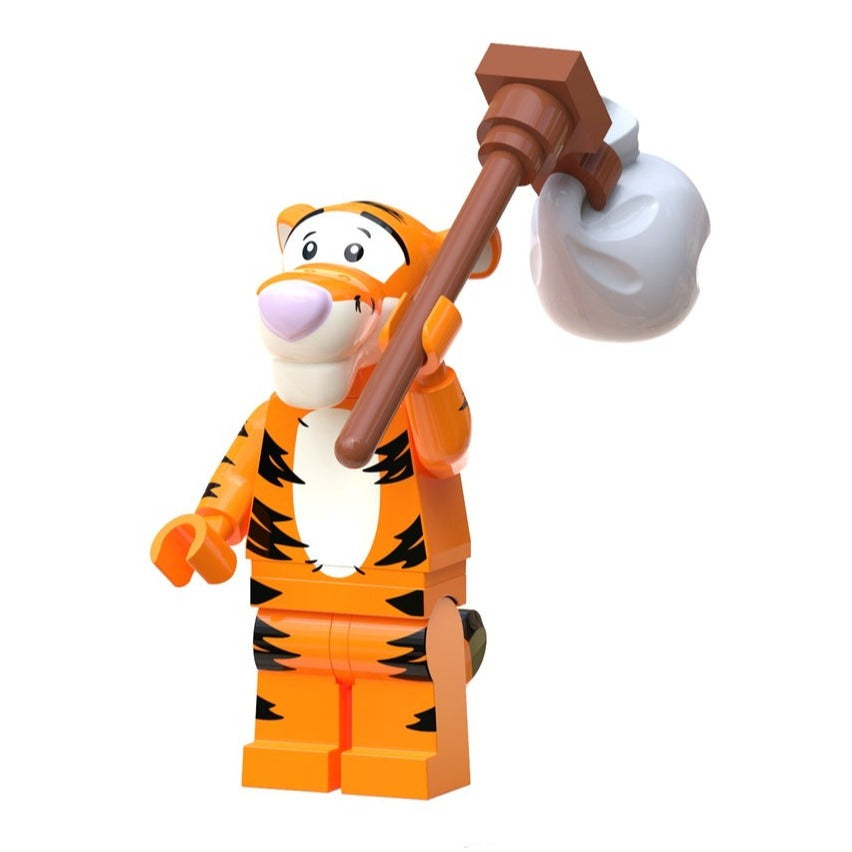 Tiger from Winnie the Pooh Custom Minifigure - Minifigure Bricks