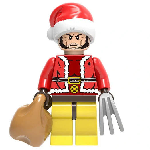Wolverine Custom Marvel Christmas Superhero Minifigure