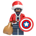 Captain America Santa Custom Marvel Christmas Superhero Minifigure