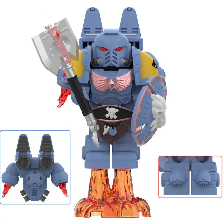 Space Wolves From Warhammer 40K Minifigure - Minifigure Bricks