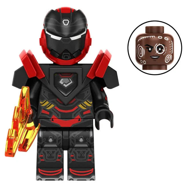 Ironheart Mk 5 Custom Marvel Superhero Minifigure - Minifigure Bricks
