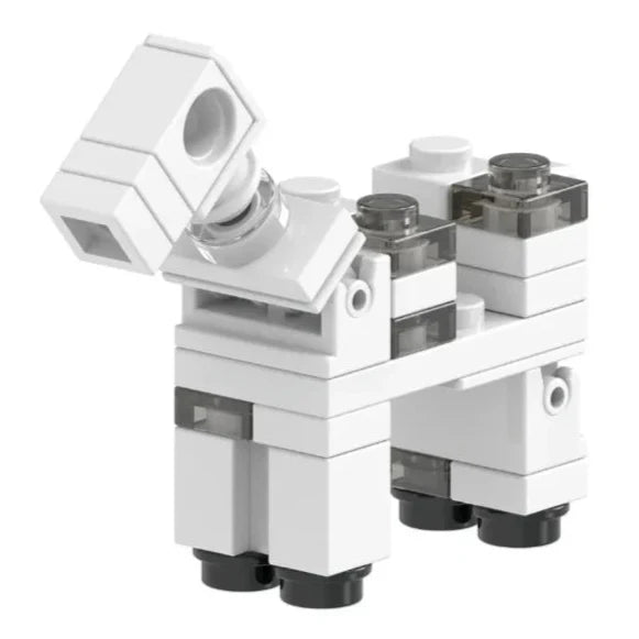 Skeleton Horse Custom Minecraft Animal Minifigure - Minifigure Bricks