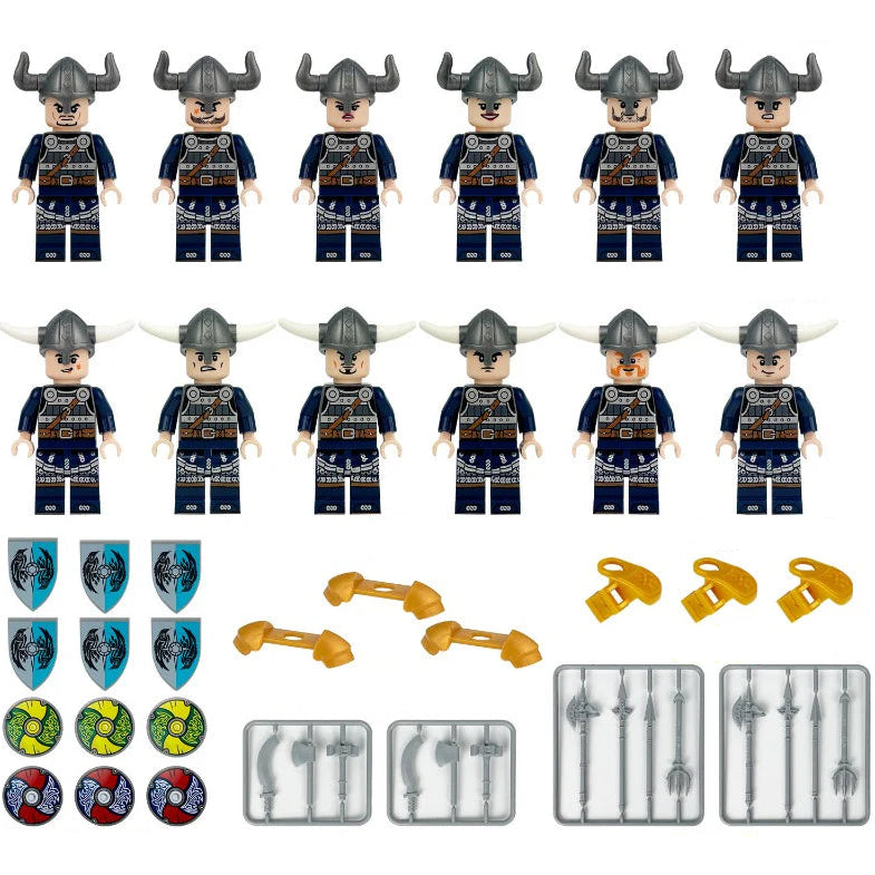 Medieval Vikings Custom Bundle Set Figure