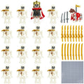 Medieval Skeleton Legion Minifigures Custom Bundle Set Figure