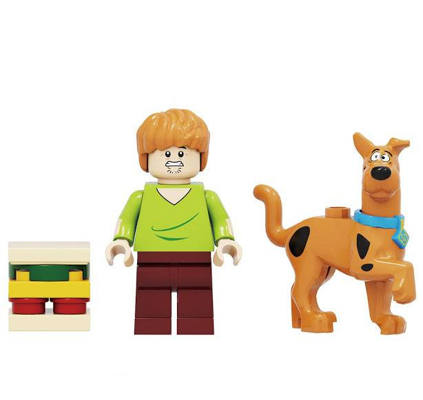 Shaggy and Scooby-Doo Custom Minifigure - Minifigure Bricks