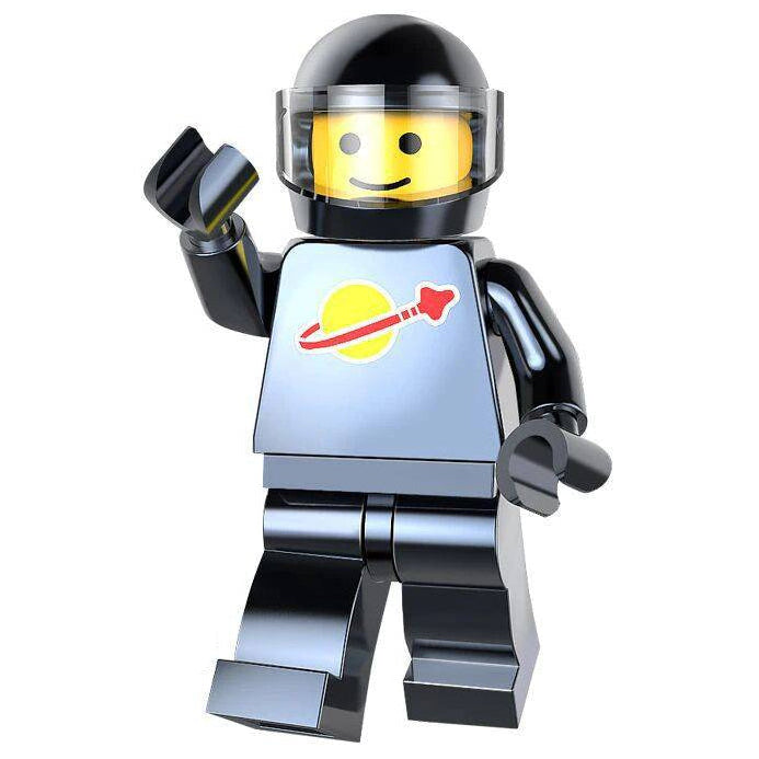 Black Spaceman (chrome) Minifigure