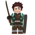 Tanjiro Kamado From Demon Slayer Custom Anime Minifigure - Minifigure Bricks