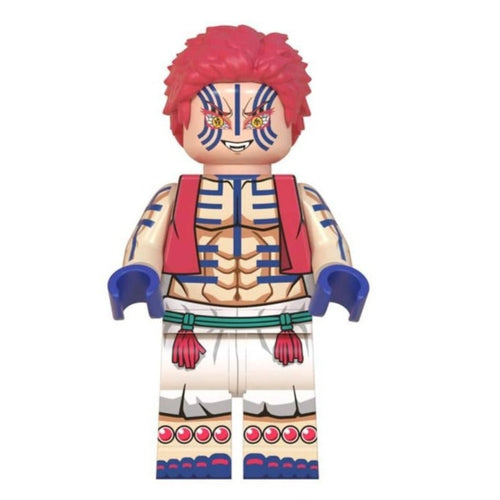 Akaza From Demon Slayer Custom Anime Minifigure - Minifigure Bricks