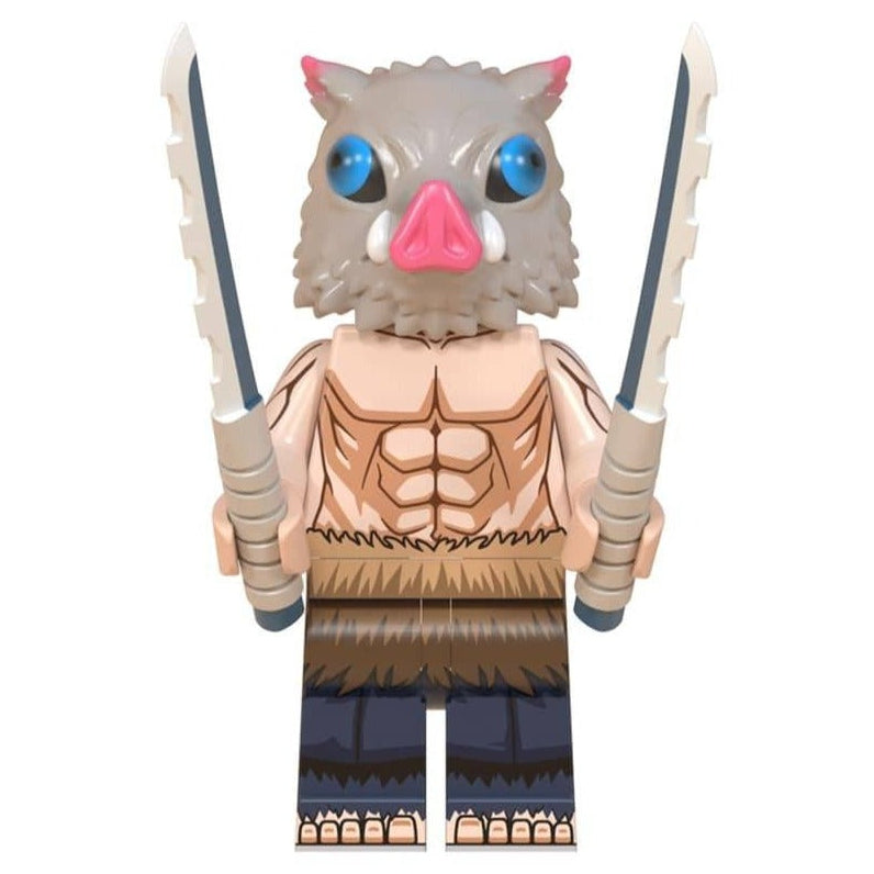 Inosuke Hashibira From Demon Slayer Custom Anime Minifigure