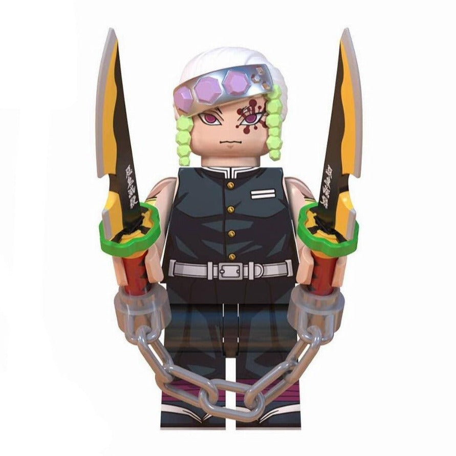 Tengen Uzui From Demon Slayer Custom Anime Minifigure - Minifigure Bricks