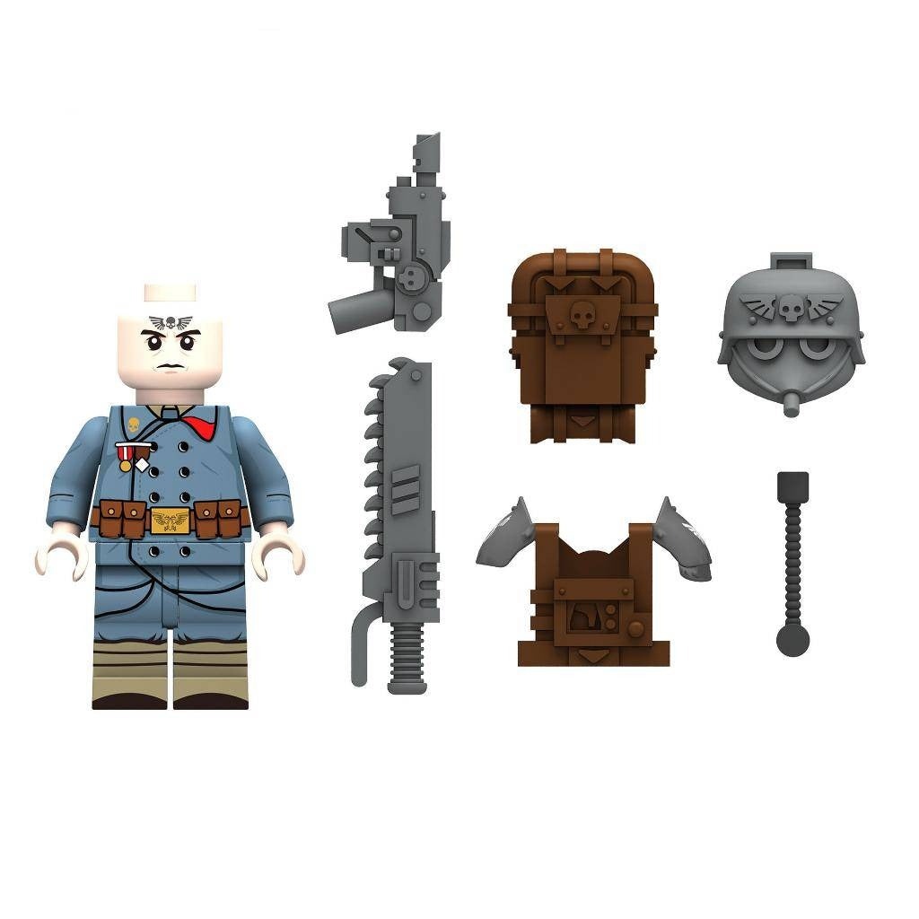Death Korps of Krieg Veteran Squad Sergeant Warhammer 40K Minifigure - Minifigure Bricks