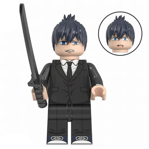 Aki Hayakawa from Chainsaw Man Custom Anime Minifigure - Minifigure Bricks