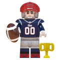New England Patriots American Football Player Minifigure - Minifigure Bricks