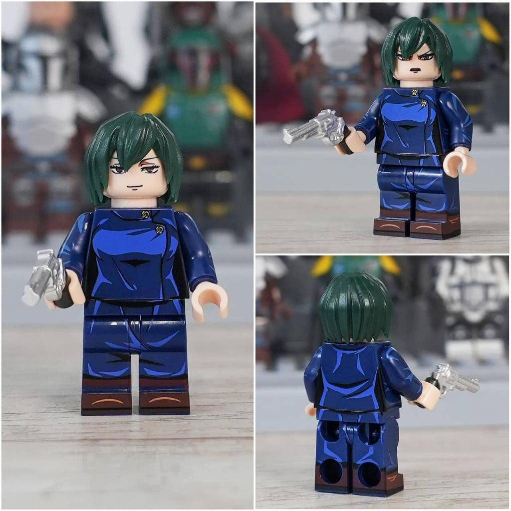 Mai Zenin from Jujutsu Kaisen Custom Anime Minifigure - Minifigure Bricks
