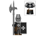 Knight Hospitaller Custom Crusader Minifigure - Minifigure Bricks