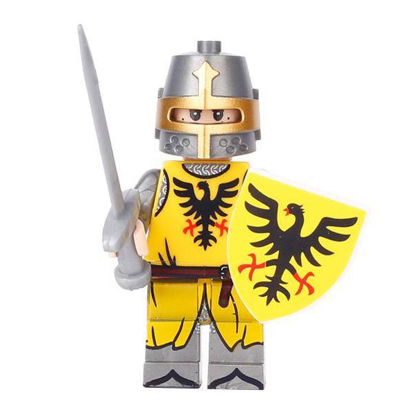 Holy Roman Knight From Lego Castle Custom Soldier Minifigure - Minifigure Bricks