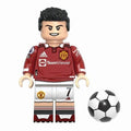 Cristiano Ronaldo (Man Utd) Custom Football Player Minifigure - Minifigure Bricks