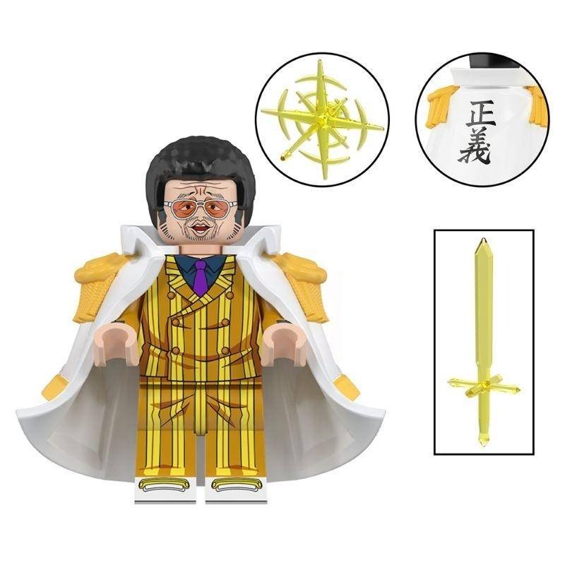 Borsalino Custom One Piece Anime Minifigure - Minifigure Bricks