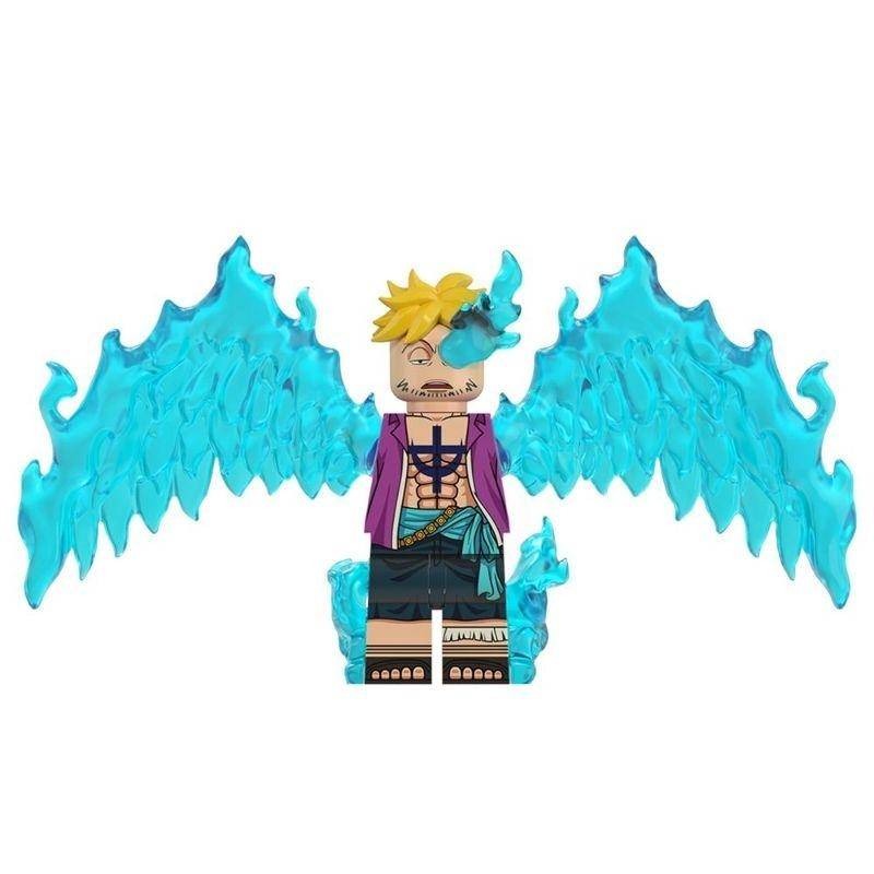 Marco Custom One Piece Anime Minifigure - Minifigure Bricks