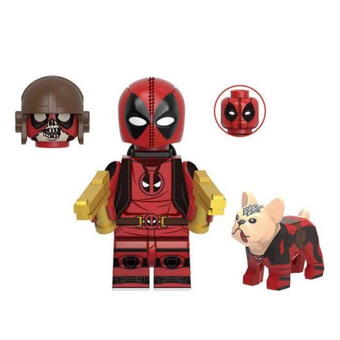 Kidpool Deadpool Custom Marvel Superhero Minifigure - Minifigure Bricks
