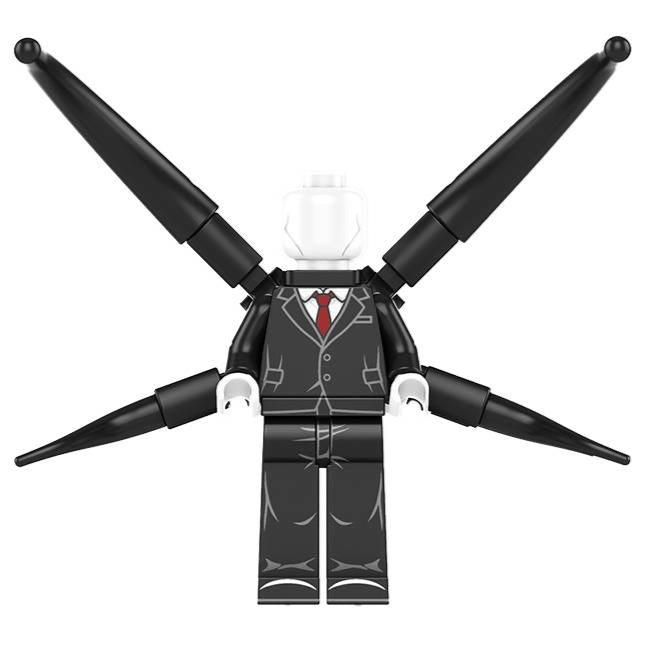 Slender Man Custom Horror Minifigure - Minifigure Bricks