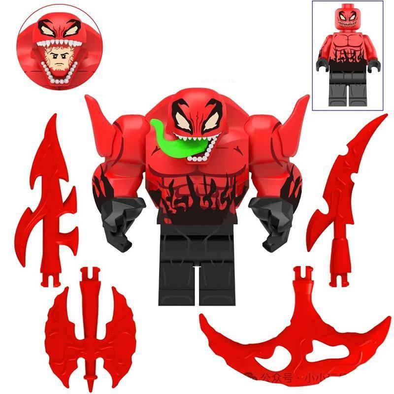 Toxin Custom Marvel Superhero Minifigure - Minifigure Bricks