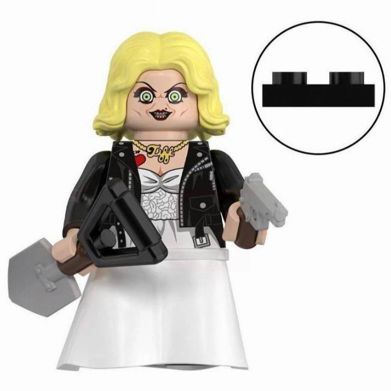 Tiffany Valentine From Chucky Custom Horror Minifigure - Minifigure Bricks