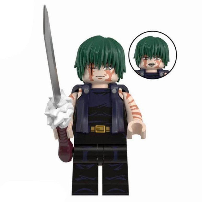 Maki Zenin from Jujutsu Kaisen Custom Anime Minifigure - Minifigure Bricks