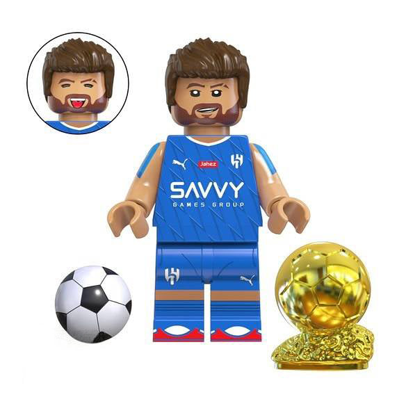 Neymar Jr (Al Hilal) Custom Football Player Minifigure - Minifigure Bricks