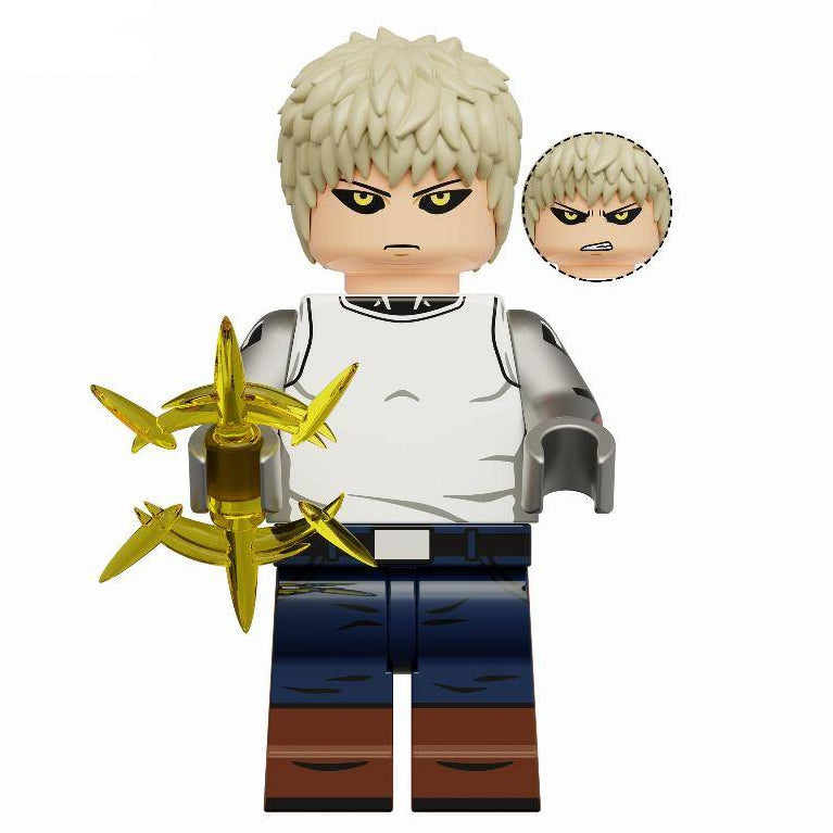 Genos (One-Punch Man) Custom Anime Minifigure - Minifigure Bricks