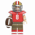 Steve Young American Football Player Minifigure - Minifigure Bricks