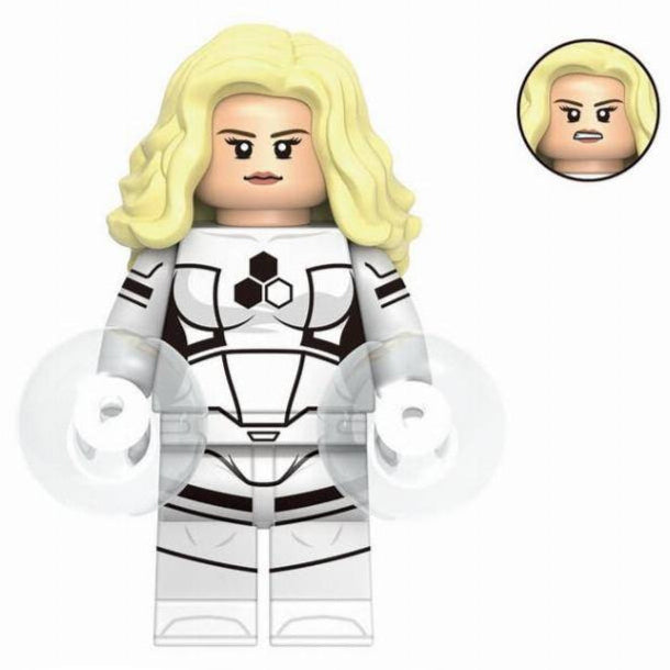 Invisible Woman (Fantastic 4) (Future Foundation) Custom Marvel Superhero Minifigure - Minifigure Bricks