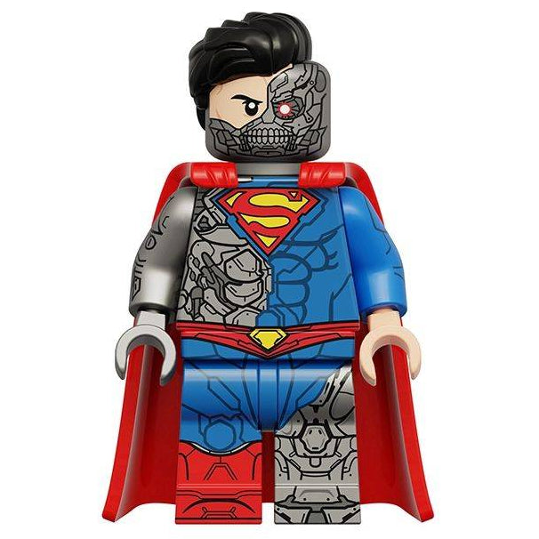 Cyborg Superman Custom DC Superhero Minifigure - Minifigure Bricks