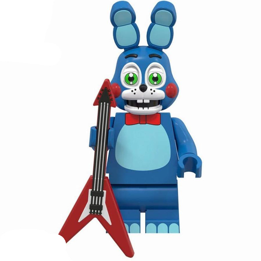 Toy Bonnie From Five Nights at Freddy's Custom Minifigure - Minifigure Bricks