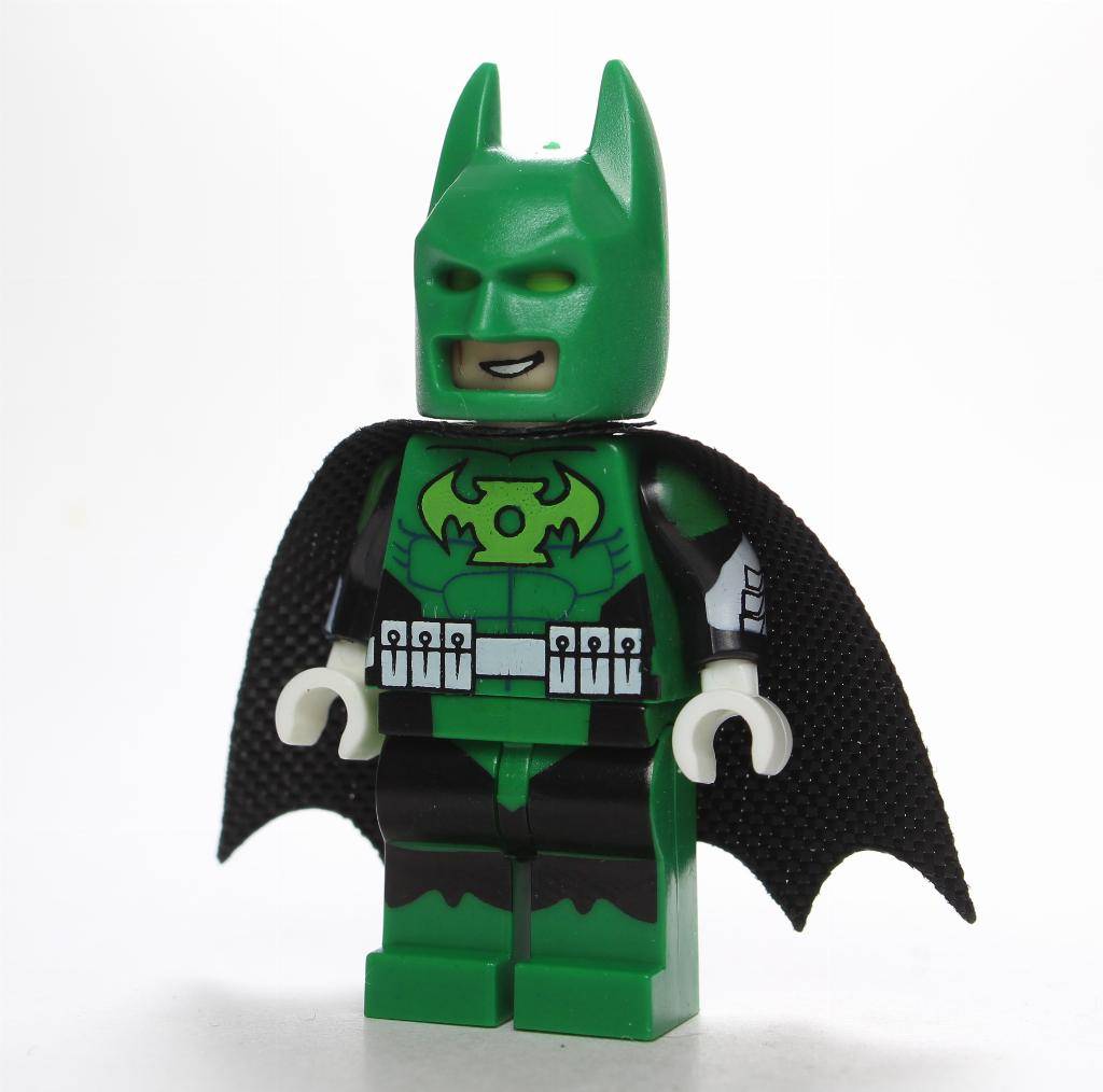 Green Lantern Batman Custom DC Superhero Minifigure - Minifigure Bricks