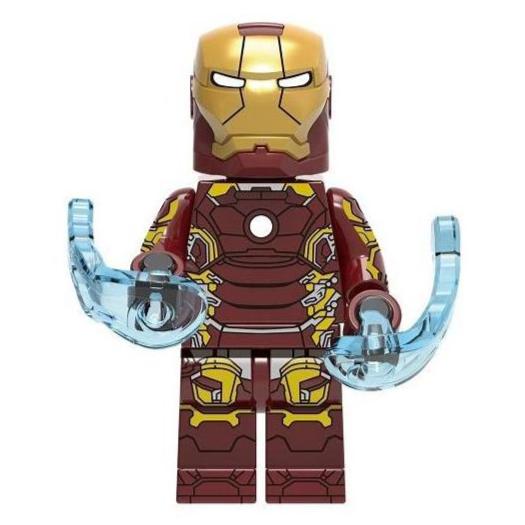 Iron Man Mark 43 Custom Marvel Superhero Minifigure - Minifigure Bricks