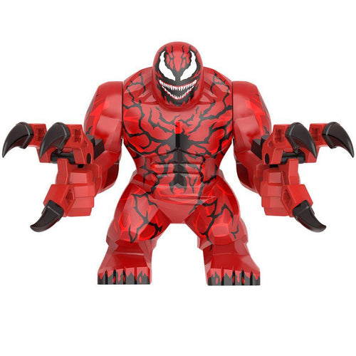 Carnage Custom Marvel Superhero Large Minifigure - Minifigure Bricks