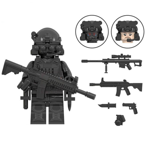 British Army Special Air Service (SAS) Soldier Custom Minifigure - Minifigure Bricks