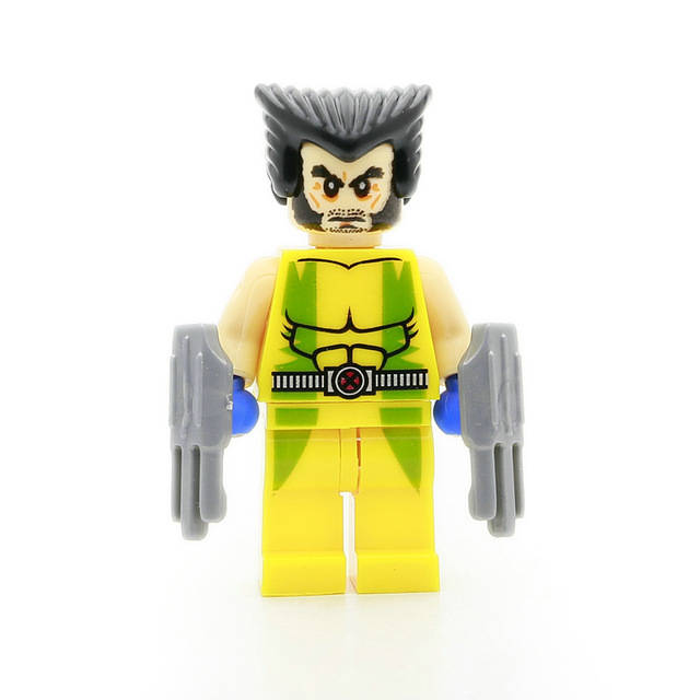 Wolverine (X-Men) Marvel Superhero Minifigure - Minifigure Bricks