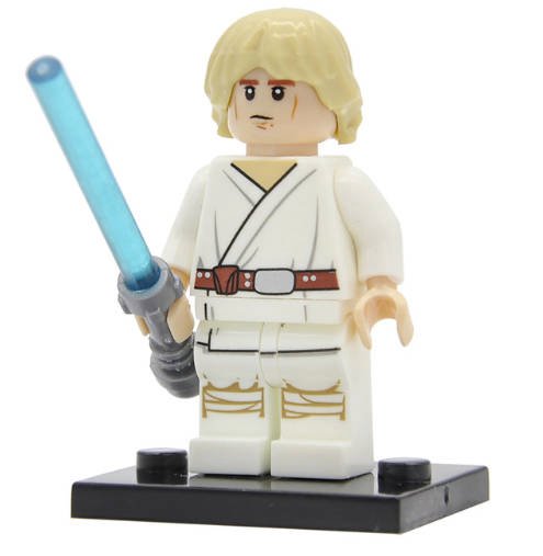 Luke Skywalker custom Star Wars Minifigure - Minifigure Bricks