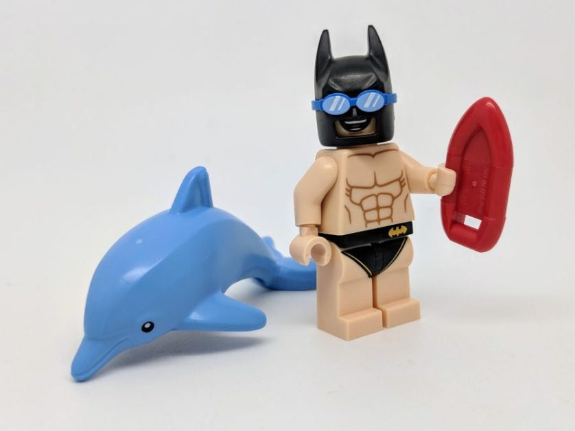 Swimming Pool Batman Movie Series 2 DC Comics Superhero Minifigure - Minifigure Bricks