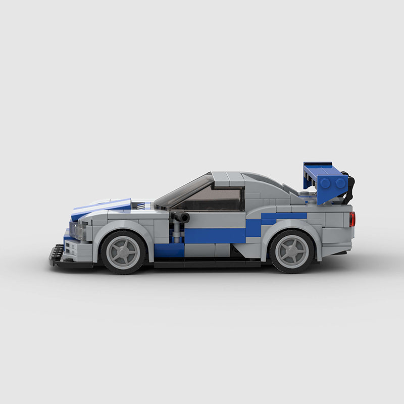 Nissan Skyline R34 Car MOC - Minifigure Bricks