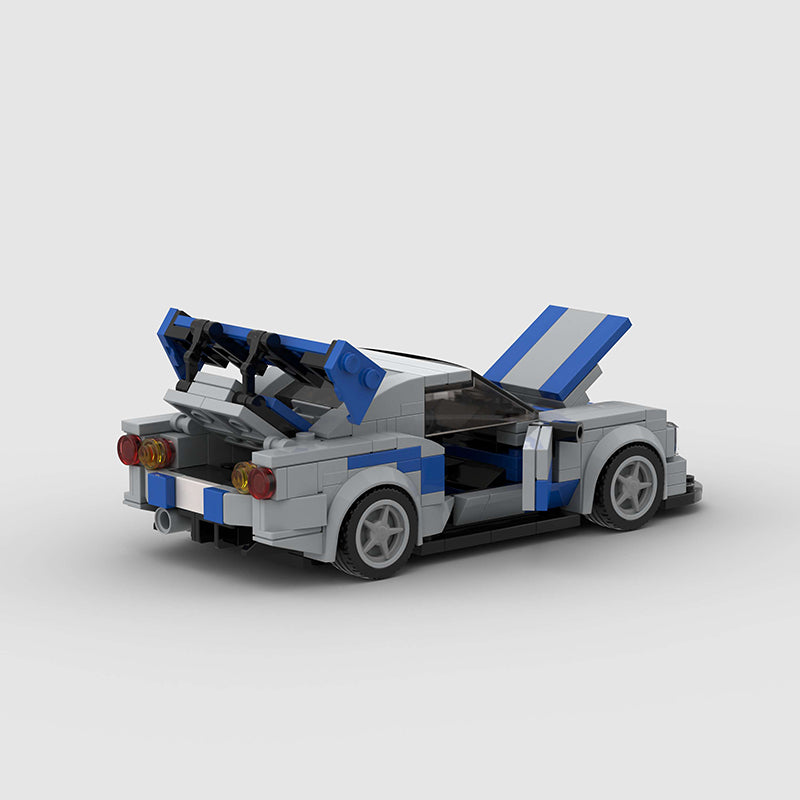 Nissan Skyline R34 Car MOC - Minifigure Bricks